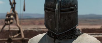 Movie still from “Kingdom of Heaven” (2005), directed by Ridley Scott – Close Up shot, Low angle