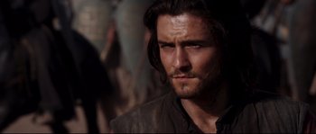 Movie still from “Kingdom of Heaven” (2005), directed by Ridley Scott – Close Up shot, Over the shoulder angle