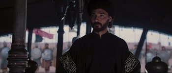 Movie still from “Kingdom of Heaven” (2005), directed by Ridley Scott – Medium shot, Over the shoulder angle