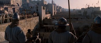 Movie still from “Kingdom of Heaven” (2005), directed by Ridley Scott – Extreme Wide shot, High angle
