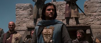 Movie still from “Kingdom of Heaven” (2005), directed by Ridley Scott – Medium shot, Low angle