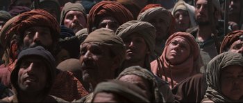 Movie still from “Kingdom of Heaven” (2005), directed by Ridley Scott – Medium shot, High angle