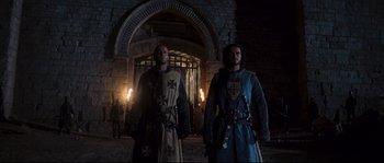 Movie still from “Kingdom of Heaven” (2005), directed by Ridley Scott – Wide shot, Low angle