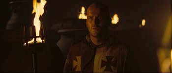 Movie still from “Kingdom of Heaven” (2005), directed by Ridley Scott – Close Up shot, Over the shoulder angle