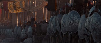 Movie still from “Kingdom of Heaven” (2005), directed by Ridley Scott – Wide shot, Low angle