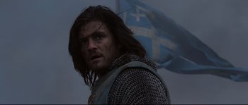 Movie still from “Kingdom of Heaven” (2005), directed by Ridley Scott – Close Up shot, Low angle