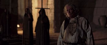 Movie still from “Kingdom of Heaven” (2005), directed by Ridley Scott – Medium shot, Over the shoulder angle