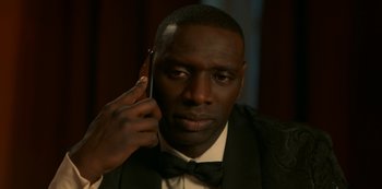 Movie still from “Lupin” (2021), created by Tigran Rosine – Close Up shot, Low angle