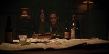 Movie still from “Marianne” (2019), created by Samuel Bodin – Medium shot, Over the shoulder angle