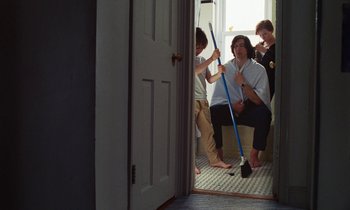 Movie still from “Marriage Story” (2019), directed by Noah Baumbach – Wide shot, Low angle