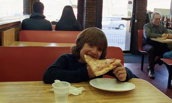 Movie still from “Marriage Story” (2019), directed by Noah Baumbach – Medium shot, High angle