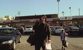 Movie still from “Marriage Story” (2019), directed by Noah Baumbach – Wide shot, Low angle