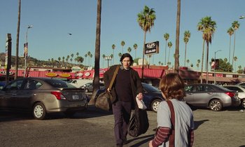 Movie still from “Marriage Story” (2019), directed by Noah Baumbach – Wide shot, Over the shoulder angle