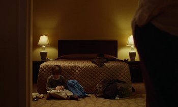 Movie still from “Marriage Story” (2019), directed by Noah Baumbach – Wide shot, High angle