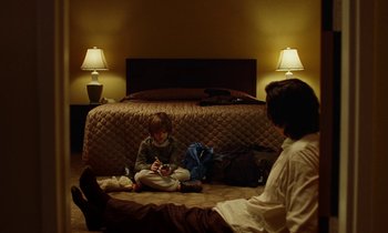 Movie still from “Marriage Story” (2019), directed by Noah Baumbach – Wide shot, High angle