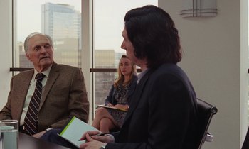 Movie still from “Marriage Story” (2019), directed by Noah Baumbach – Medium shot, Over the shoulder angle