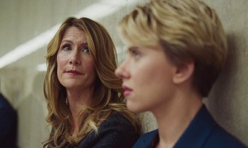 Movie still from “Marriage Story” (2019), directed by Noah Baumbach – Close Up shot, Over the shoulder angle