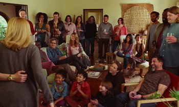 Movie still from “Marriage Story” (2019), directed by Noah Baumbach – Wide shot, High angle