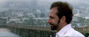 Movie still from “Little Miss Sunshine” (2006), directed by Jonathan Dayton – A person wearing a shirt; Close Up shot, Low angle