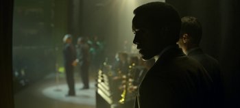 Movie still from “Mindhunter” (2017), directed by Tobias Lindholm – Close Up shot, Over the shoulder angle