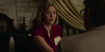 Movie still from “Love & Death” (2023), directed by Clark Johnson – Medium shot, Over the shoulder angle