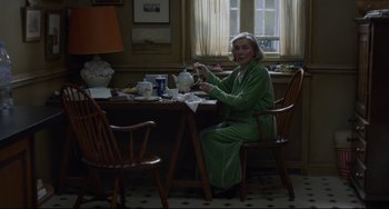 Movie still from “Amour” (2012), directed by Michael Haneke – Medium shot, High angle