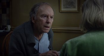 Movie still from “Amour” (2012), directed by Michael Haneke – Close Up shot, Over the shoulder angle