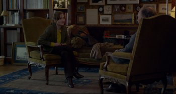 Movie still from “Amour” (2012), directed by Michael Haneke – Wide shot, Over the shoulder angle