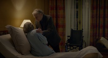 Movie still from “Amour” (2012), directed by Michael Haneke – Medium shot, Over the shoulder angle