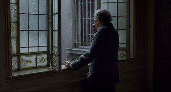 Movie still from “Amour” (2012), directed by Michael Haneke – Medium shot, Over the shoulder angle