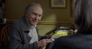 Movie still from “Amour” (2012), directed by Michael Haneke – Medium shot, Over the shoulder angle