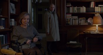 Movie still from “Amour” (2012), directed by Michael Haneke – Medium shot, Over the shoulder angle