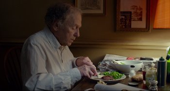 Movie still from “Amour” (2012), directed by Michael Haneke – Medium shot, High angle