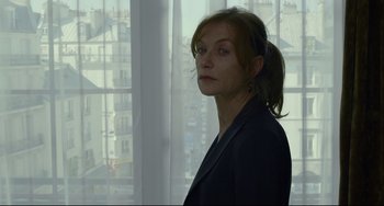 Movie still from “Amour” (2012), directed by Michael Haneke – Close Up shot, Over the shoulder angle
