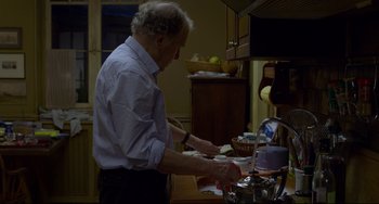 Movie still from “Amour” (2012), directed by Michael Haneke – Medium shot, Over the shoulder angle