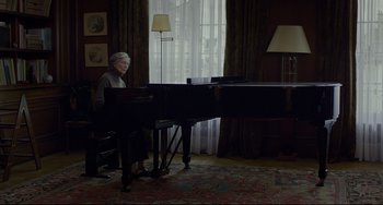 Movie still from “Amour” (2012), directed by Michael Haneke – Wide shot, High angle