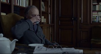 Movie still from “Amour” (2012), directed by Michael Haneke – Medium shot, Over the shoulder angle