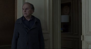 Movie still from “Amour” (2012), directed by Michael Haneke – Medium shot, Over the shoulder angle