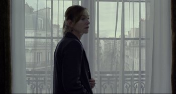 Movie still from “Amour” (2012), directed by Michael Haneke – Medium shot, Over the shoulder angle