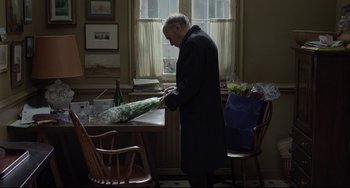 Movie still from “Amour” (2012), directed by Michael Haneke – Medium shot, Over the shoulder angle