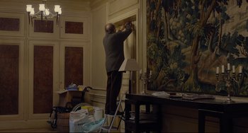 Movie still from “Amour” (2012), directed by Michael Haneke – Wide shot, Low angle