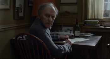 Movie still from “Amour” (2012), directed by Michael Haneke – Medium shot, Over the shoulder angle