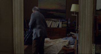 Movie still from “Amour” (2012), directed by Michael Haneke – Wide shot, High angle