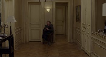 Movie still from “Amour” (2012), directed by Michael Haneke – Wide shot, High angle