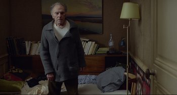 Movie still from “Amour” (2012), directed by Michael Haneke – Medium shot, Low angle