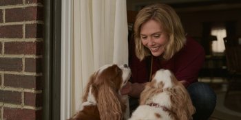 Movie still from “Love & Death” (2023), directed by Clark Johnson – Medium shot, Over the shoulder angle