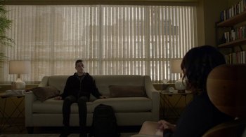 Movie still from “Mr. Robot” (2015), created by Sam Esmail – Wide shot, High angle