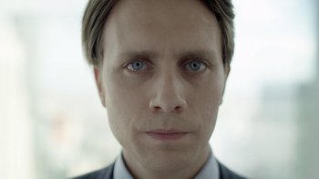 Movie still from “Mr. Robot” (2015), created by Sam Esmail – Close Up shot, Low angle