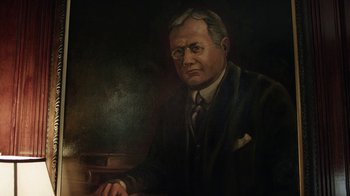 Movie still from “Mr. Robot” (2015), created by Sam Esmail – Close Up shot, Low angle