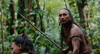 Movie still from “Apocalypto” (2006), directed by Mel Gibson – Close Up shot, Low angle